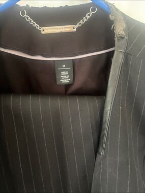 White|Black blazer size 14 pants size 12R NWT.